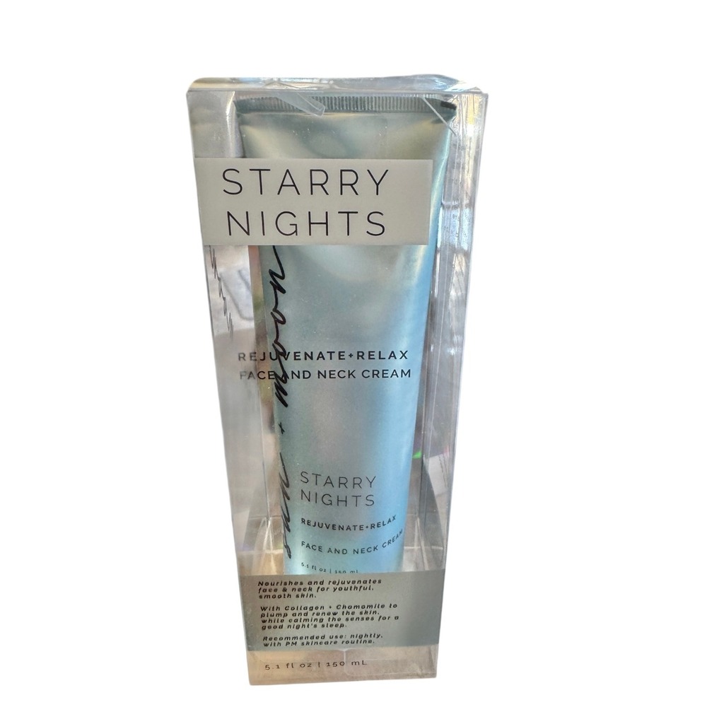 Starry Nights Face and Neck Cream 5.1 oz New Collagen Chamomile Rejuvenate Relax